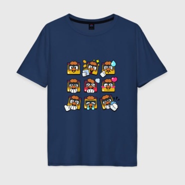 Футболка Бравл Старс Грифф Brawl Stars TMH_TREND.KZ синий