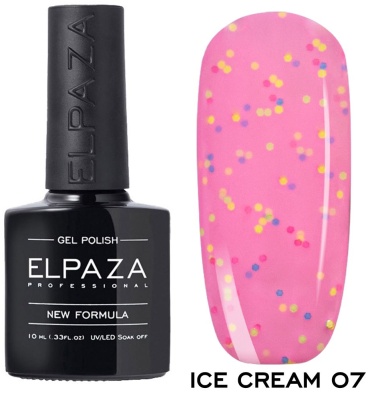 ELPAZA гель-лак Ice Cream №07 глянцевое 10 мл