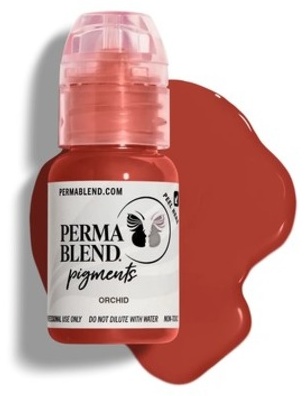 Perma Blend Orchid пигмент Розовый оттенок Orchid с добавлением коричневого цвета в основание. 15 мл