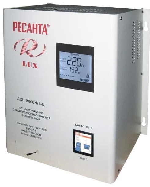 Купить Стабилизатор напряжения Ресанта LUX АСН-8000Н/1-Ц в кредит в ...