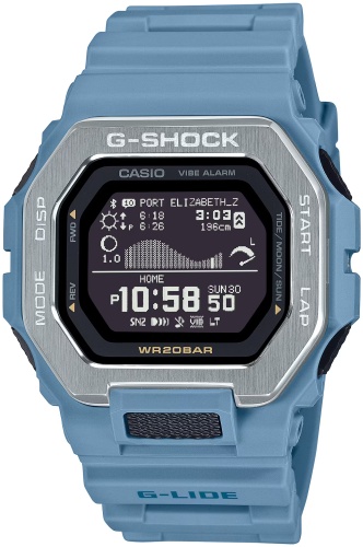 Кварцевые CASIO CASIO G-Shock GBX-100-2A пластик, сталь