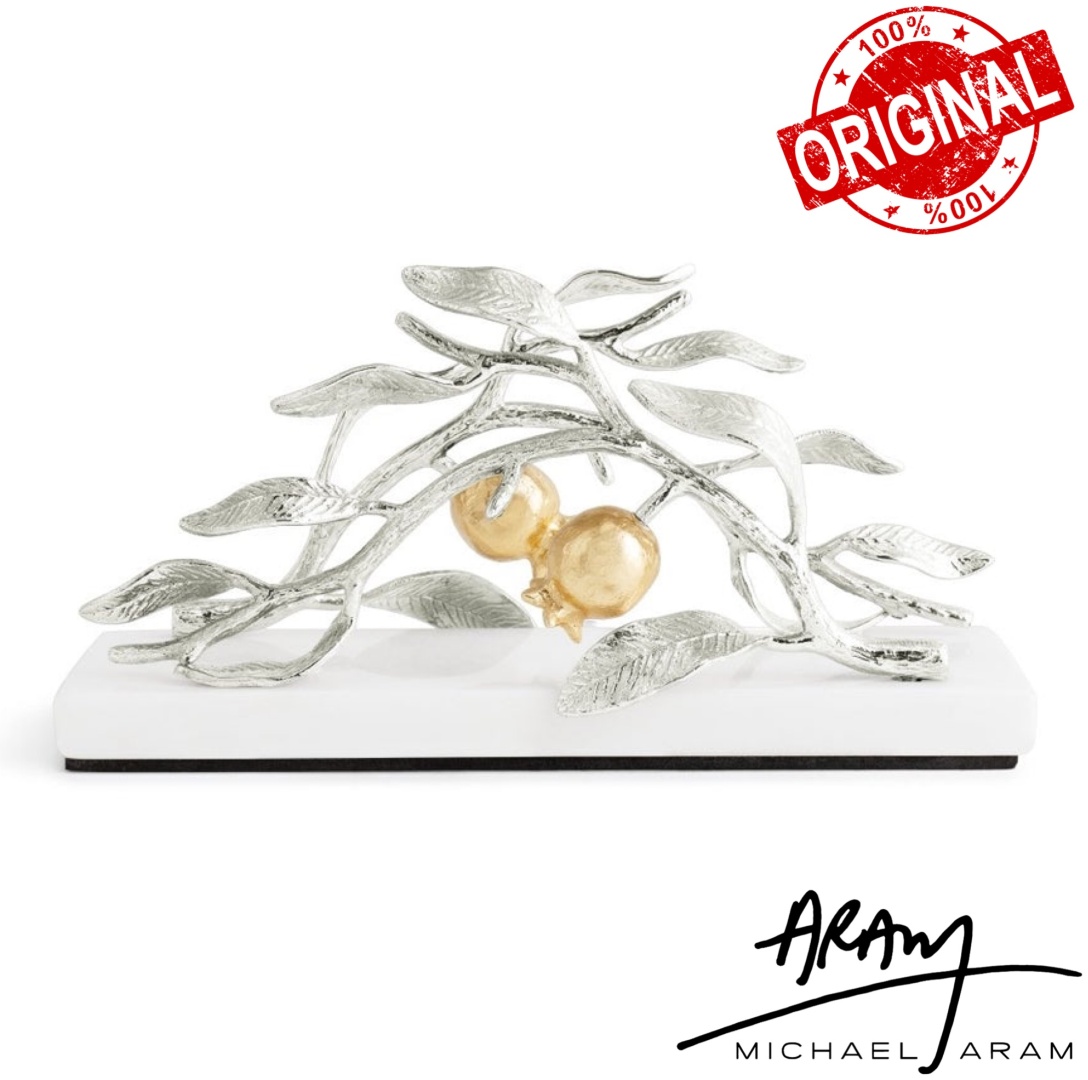 MICHAEL ARAM салфетница Pomegranate Silver & Gold , нержавеющая сталь