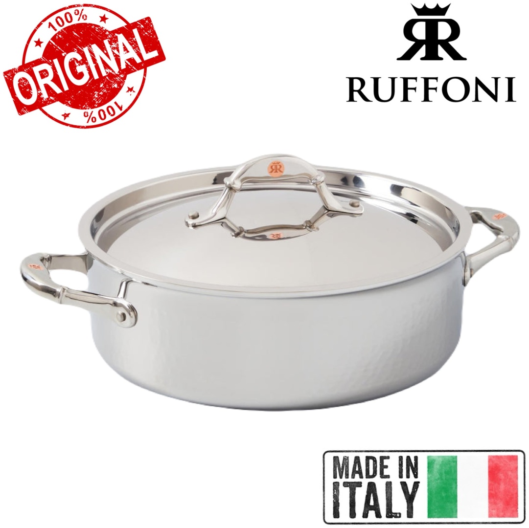 Сотейник 4.7 л, RUFFONI Italy Handcrafted 3-Ply Symphonia Prima 26 см чугун