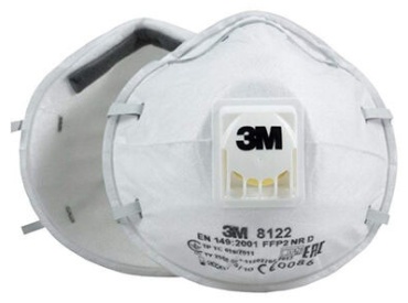 3M полумаска FFP2 8122, 10 шт