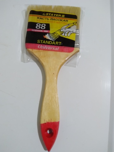 Кисть флейцевая (КФ) 88 мм, 1 шт. арт.STANDART Universal