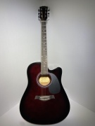 Гитара акустическая Adagio MDF-4171CE WRS бордовый