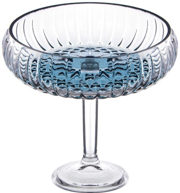 Блюдо Alegre Glass GREY 24х24 см, стекло, 1 шт
