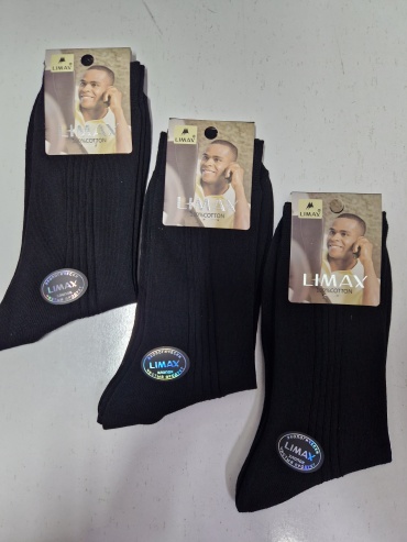 Носки LIMAX 3 пары черный 41-43