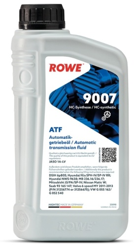 Масло полусинтетическое ROWE Hightec ATF 9007 1 л