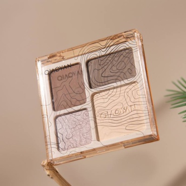 QIAOYAN тени прессованные Eyeshadow Palette 01