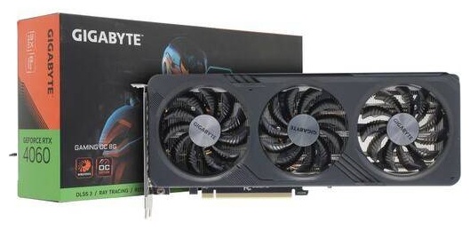 Видеокарта GIGABYTE GV-N4060GAMING OC-8GD 8 Гб