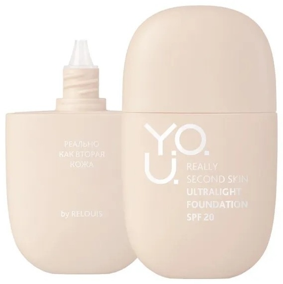 RELOUIS Y.O.U. Really Second skin тональный крем 10 Light Beige 30 мл