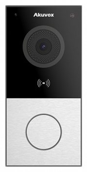 Akuvox видеодомофон E12W черный, серый