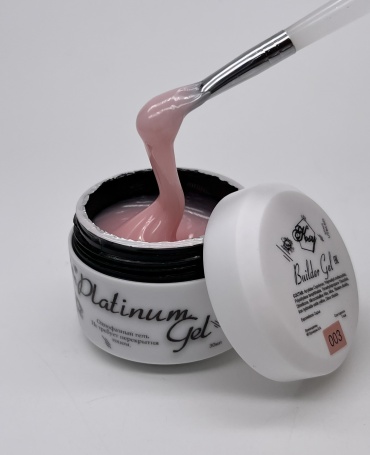 KSY Однофазный холодный гель для наращивания и укрепления ногтей №3 Platinum gel 30g