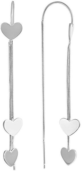 Серьги kari jewelry 098000Q0 вес 3.27 г серебро, без вставок