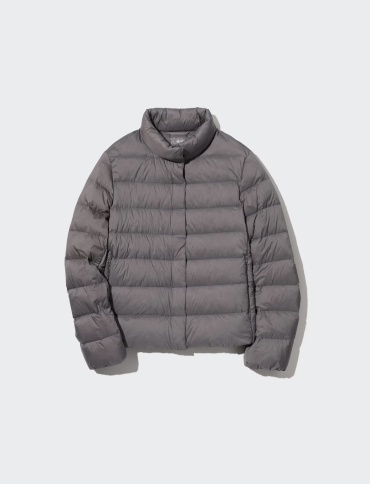 Демисезонная куртка Uniqlo серый