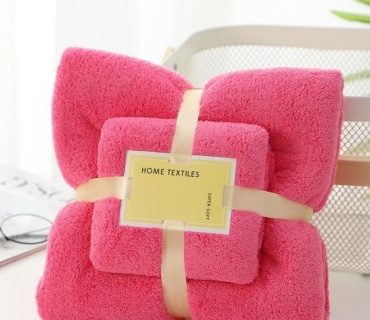 Набор полотенец Home Textile 140x70 см, микрофибра, 2 шт,