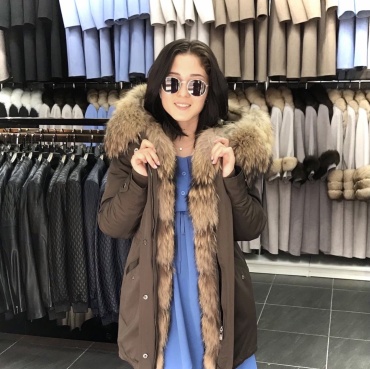 Парка ZIYA FURS хаки