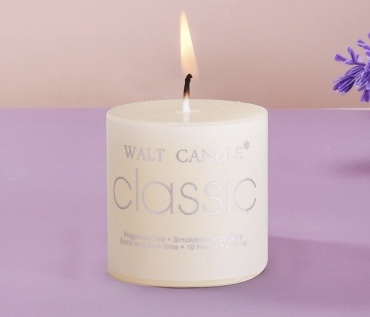Декоративная свеча WALT CANDLE Classic 633707 5 см, 3 шт