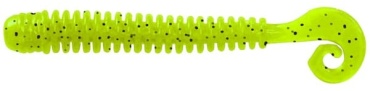 Мягкая приманка LureMax CHEEKY WORM 4 Lime pepper 10 шт. 10 шт