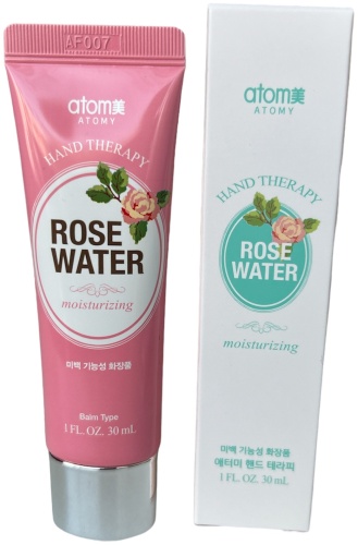 Atomy Rose Water осветляющий Розовая вода крем для рук 30 мл
