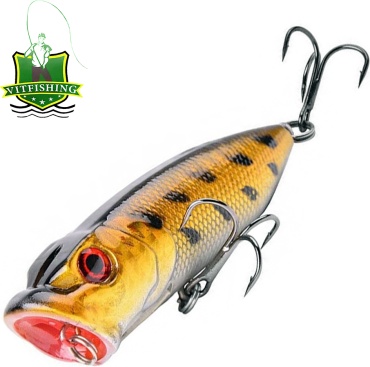 Поппер VitFishing Vit-pop-21-02 10g 6.5см 1 шт 65 мм оранжевый