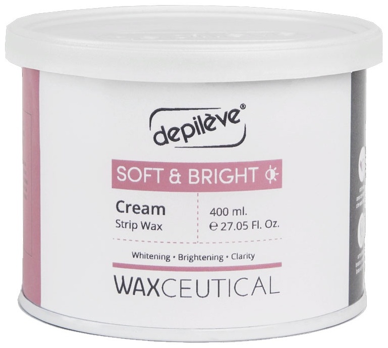 Воск Depileve Waxceutic soft&bright Cream плотность мягкая в банке 400 г