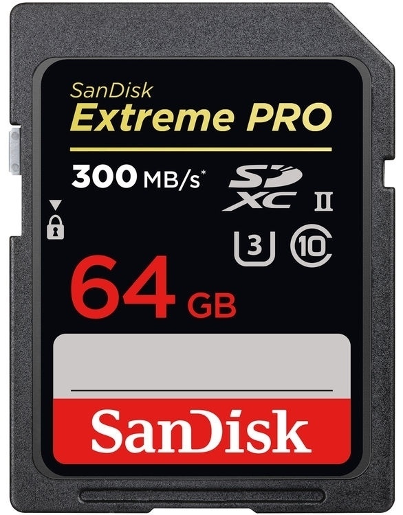 Карта памяти SanDisk Extreme Pro SDSDXPK-064G-ANCIN 64GB