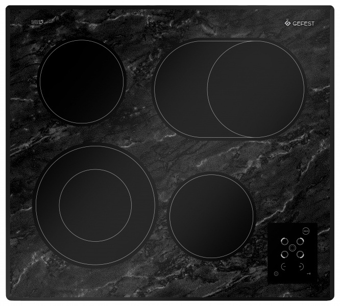 Купить Варочная поверхность GEFEST СН 4231 К53 черный в Алматы ...