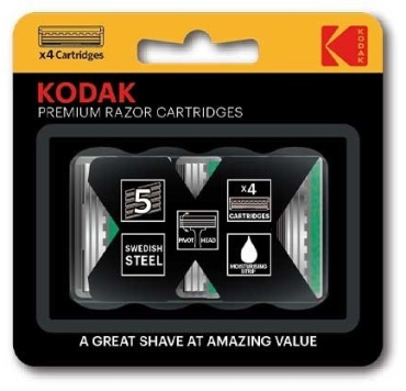 Kodak Premium Razor Cartridges сменные кассеты 4 шт