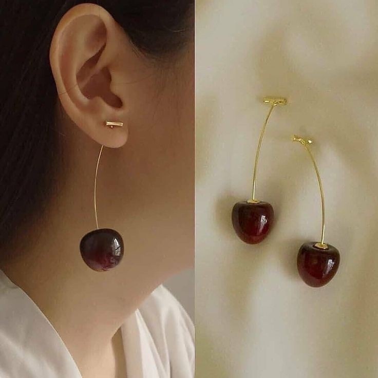 Серьги бижутерный сплав, ювелирная смола