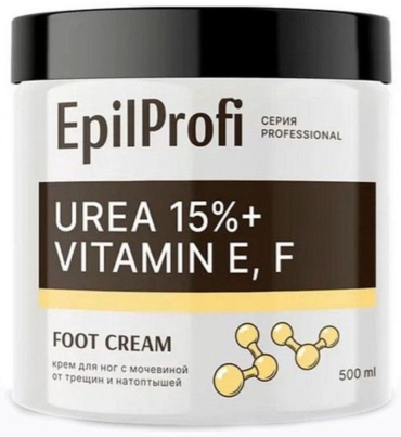 EpilProfi Urea Vitamin E,F Foot Cream крем для ног 500 мл