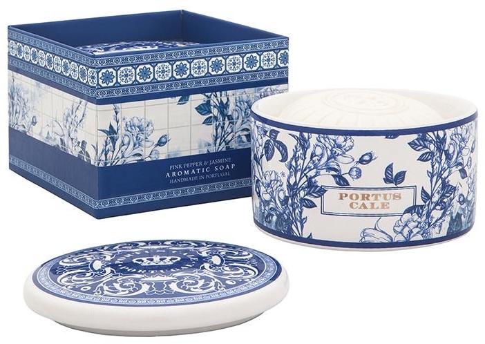 Кусковое мыло туалетное PORTUS CALE Gold&Blue 200 г