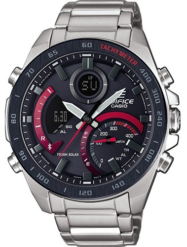 Кварцевые CASIO ECB-900DB-1ADR нержавеющая сталь