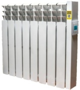 Парокапельный обогреватель НПК СТРАЖ 8 секций белый