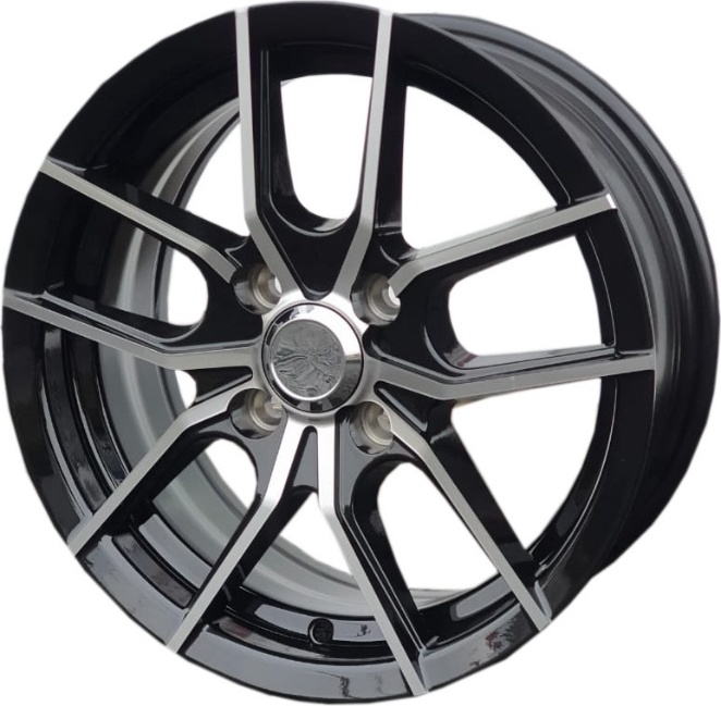 Replica Комплект дисков Replica DRS63 6x14/4x100 D67.1 ET35 черный, серебристый 6x14/4x100 D67.1 ET35 черный, серебристый