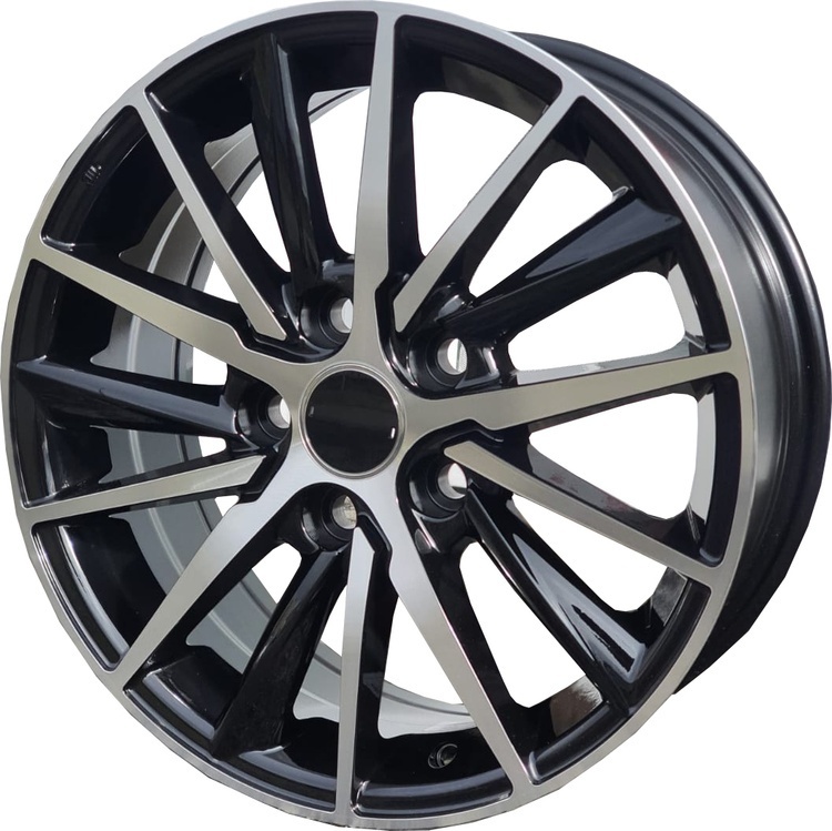 Kipardo 5549 6.5x16/5x114.3 D60.1 ET40 черный, серебристый