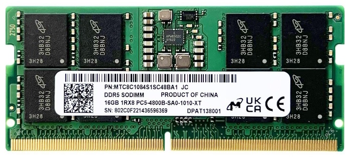 Оперативная память Micron MTC8C1084S1SC48BA1 16 Гб
