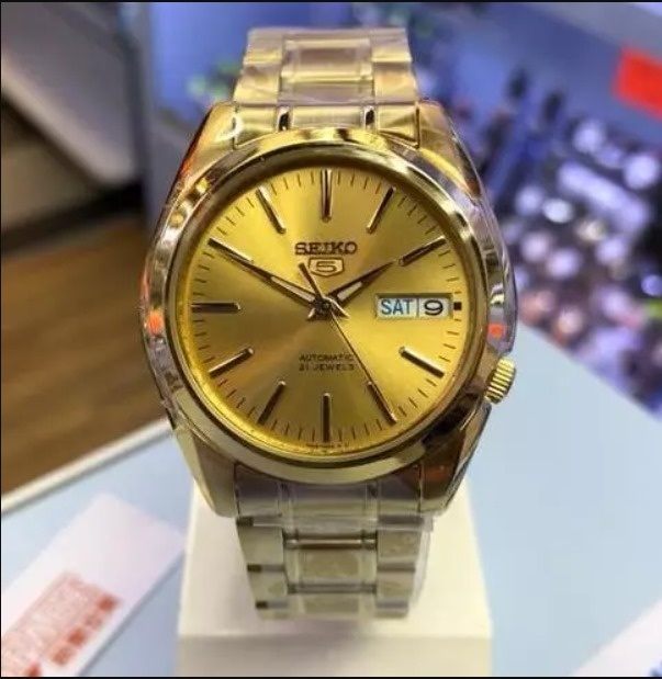 Механические Seiko SNKL48K1 нержавеющая сталь
