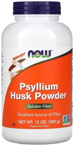 NOW Psyllium Husk Powder порошок 340 мл