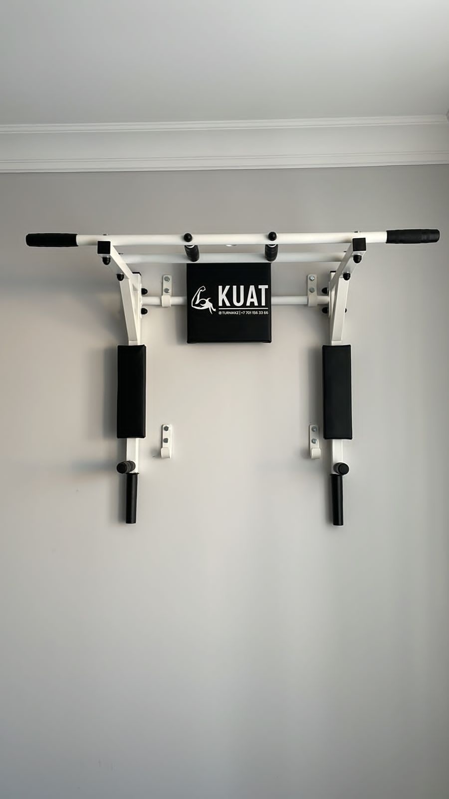 Турник KUAT TURNIKKZ kuat_atlet_bel 3в1 настенный, белый