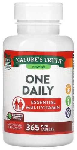 Natures Truth Незаменимые мультивитамины для ежедневного приема таблетки 365 шт
