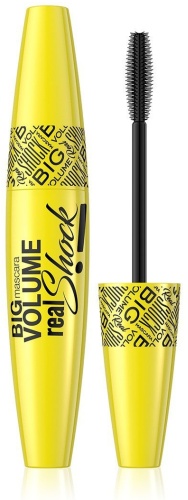 Тушь для ресниц Eveline Cosmetics Big Volume Real Shock для объема черный
