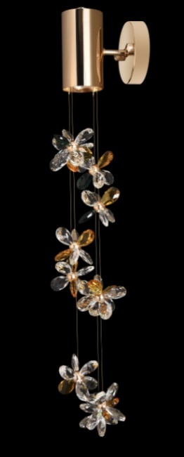 Бра настенный LED, золотистый