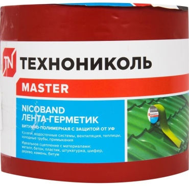 Гидроизоляционная лента ТЕХНОНИКОЛЬ 3 м x 10 см