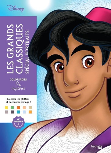 Hachette Heroes Coloriages mysteres - Grands classiques Special Portraits