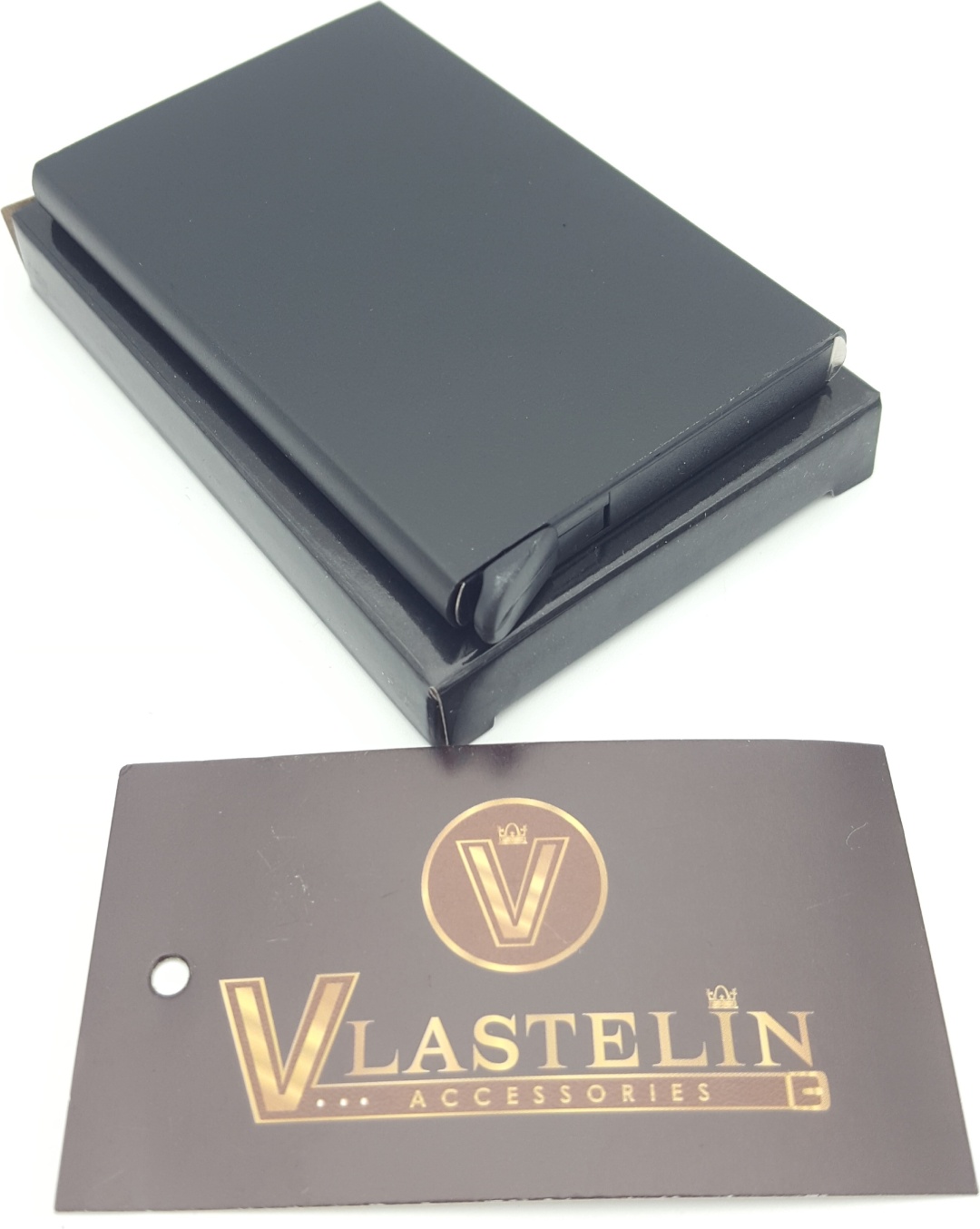 Картхолдер Vlastelin металл черный