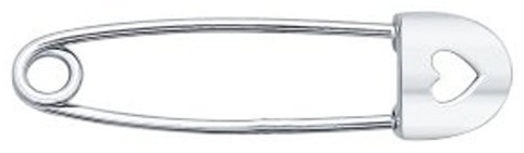 Брошь SOKOLOV 94040095 вес 0.71 г серебро, без вставок