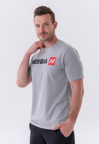 Футболка NEBBIA серый
