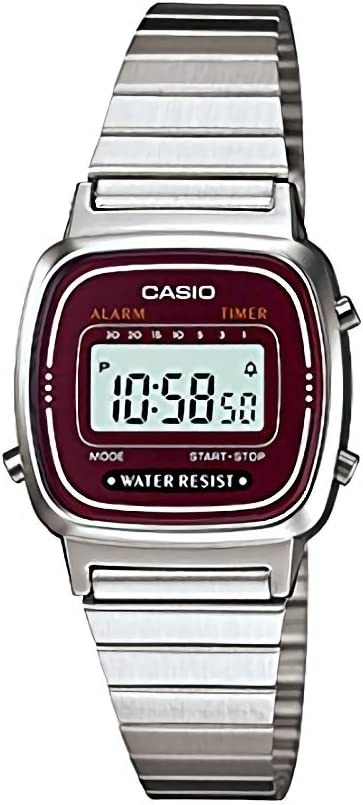 Кварцевые CASIO LA670WA-4DF сталь